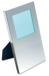 Chrome Plated Photo Frame with square area for photo. Mastergrave birthday gift Chrome Plated Photo Frame with square area for photo. Mastergrave birthday gift