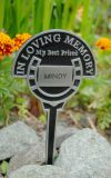 Cast Aluminium Horse Memorial Stake Cast Aluminium Horse Memorial Stake
