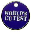 Pet Tags Coloured Text Tags World's Cutest Pet Tags Coloured Text Tags World's Cutest