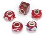 Assorted red glass beads designs by Flaunt Assorted red glass beads designs by Flaunt