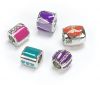 Mixed Silver Plated and Enamel Colour Charms PK5 (OE8) Mixed Silver Plated and Enamel Colour Charms PK5 (OE8)