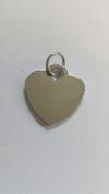 Silver Plated Heart Tags to fit Charm Bead Bracelets PK5 (OE13) Silver Plated Heart Tags to fit Charm Bead Bracelets PK5 (OE13)
