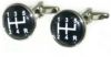*NEW* Black Gear Stick Novelty Cufflinks (NCUFF17) *NEW* Black Gear Stick Novelty Cufflinks (NCUFF17)