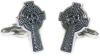 *New* Celtic Cross Rhodium Plated Cufflijks (NCUFF23) *New* Celtic Cross Rhodium Plated Cufflijks (NCUFF23)