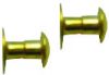 Brass Quick Rivets for Horse Tack Plates (BQR) Brass Quick Rivets for Horse Tack Plates (BQR)
