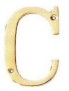 CB12L-C - BRASS LETTERS 100MM CB12L-C - BRASS LETTERS 100MM