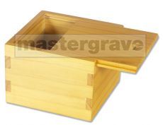 Optional wooden box for puzzle