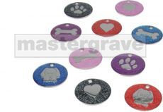 *NEW* Glitter Design Pet Tags - Heart, Bone, Paw and Dog Face Sample Pack  