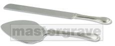 *NEW* Silver Plated Cake Knife and Slice Gift Set (GG34) 