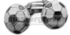 *New* Black and white football Novelty Cuflinks (NCUFF35)