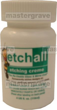 Etchall - Chemical Glass Etcher (Etchall 118ml cream)