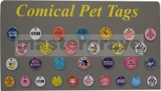 Comical Text Tag Display Board (New pet tag range) 