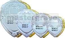  Trophy Shield Fronts Chrome SF1C/SF2C/SF3C/SF4C 