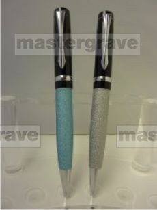 PEN9, Glitter Crackle Effect, Chrome trim pen