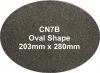 *NEW* 6mm Oval Corian Plaque 203 x 280mm (CN7B) 