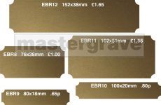 Engravers Brass Plates (1mm EBR Plates) 