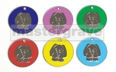 Dog Face design pet tag new from Mastergrave Ltd 