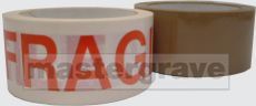  Fragile and Buff Packing Tape - for general packing use  